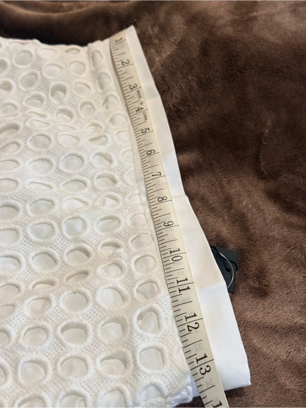 White Eyelet Skirt